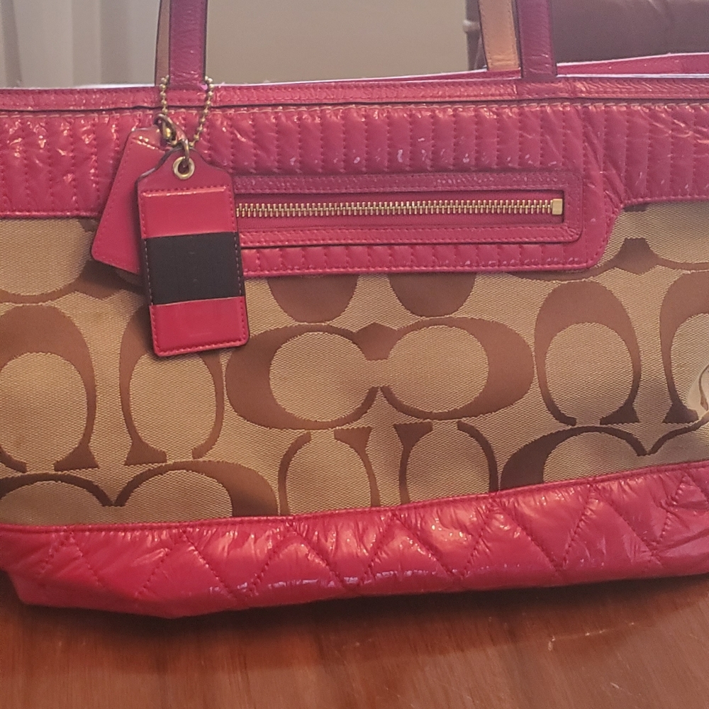 Coach Poppy Signature Handbag